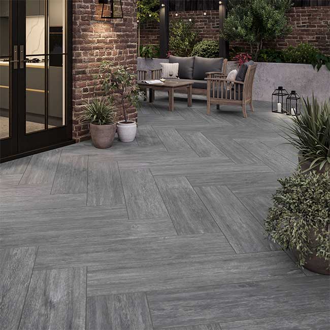 Forest Grey 20mm Porcelain Outdoor Tile